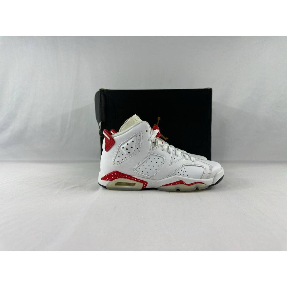 Nike Air Jordan 6 Retro GS 'Red Oreo' 384665-162 Boys Size 5.5Y
